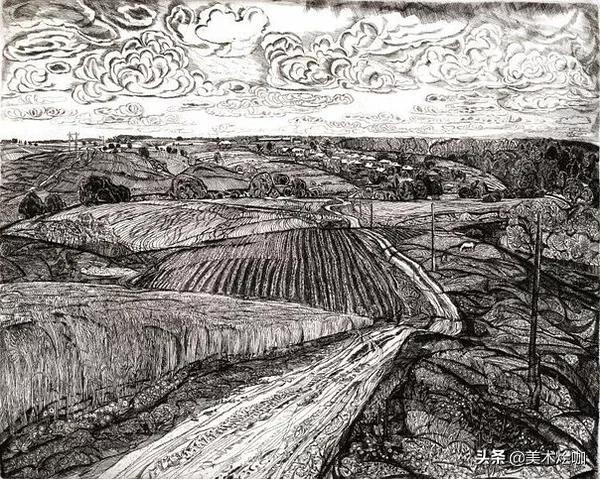 德国风景素描大全,东欧风景素描