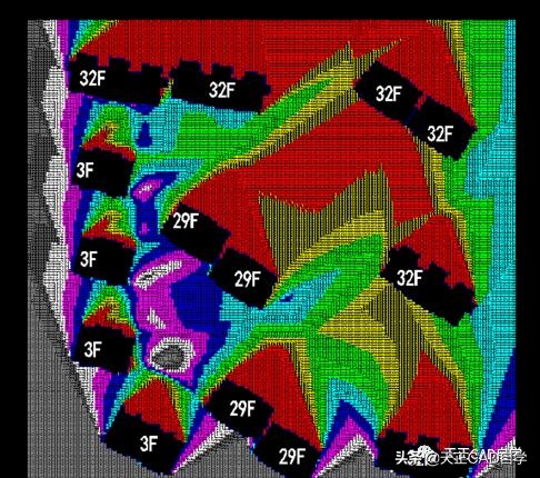 天正建筑日照分析图怎么做,天正cad日照分析教学视频教程