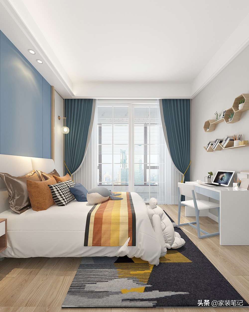 看了样板间就想买,轻奢风样板房小户型