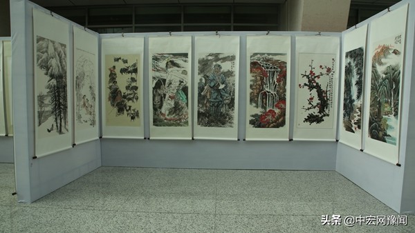庆祝70周年绘画作品展,70周年书画展作品