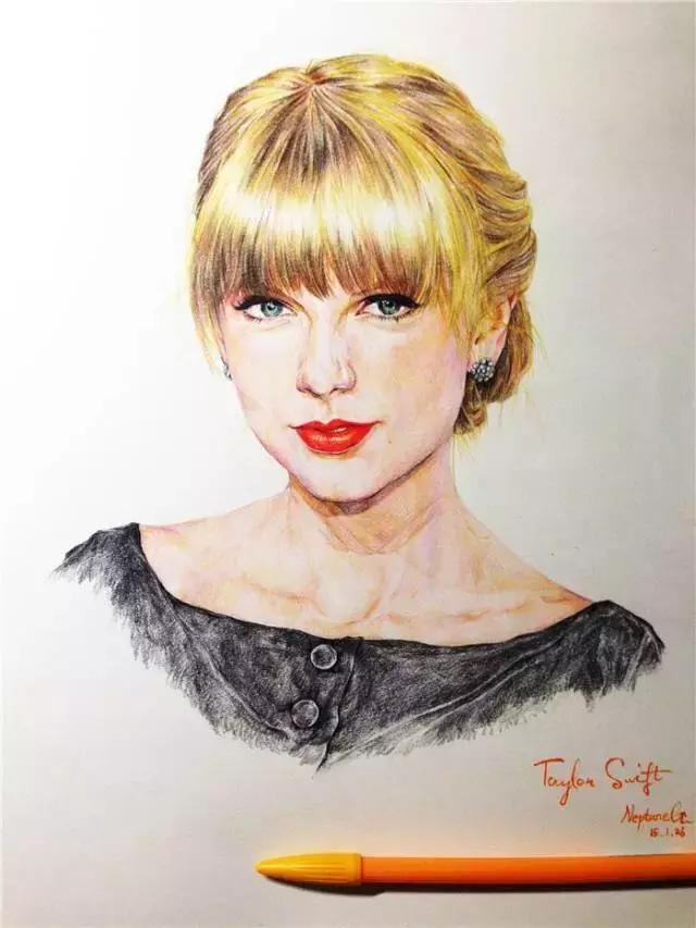 绘画~彩铅丨用彩铅如何描绘你心中的明星