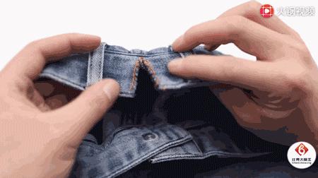 裤腰小怎么办30年老裁缝教你一招,牛仔裤腰大了怎么剪一刀改小