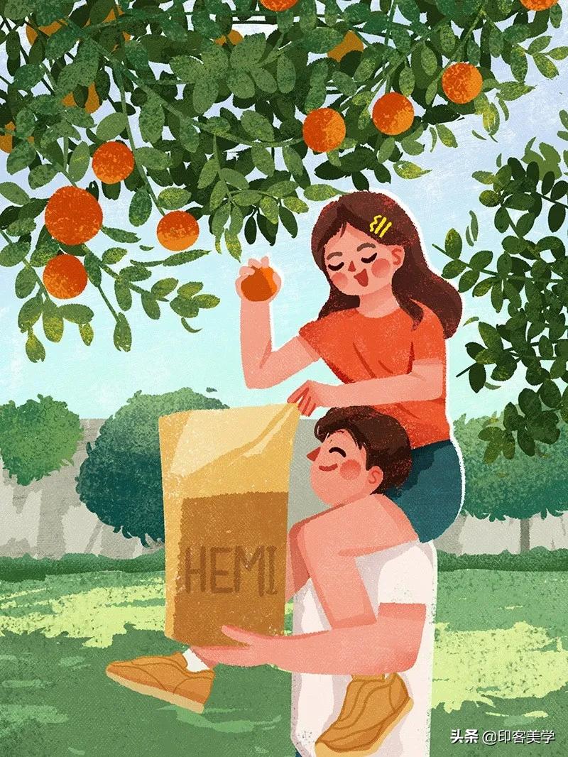 四季插画图片大全,100张唯美插画图