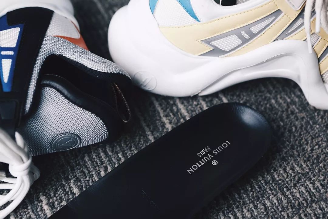 lv老爹鞋女款archlight,lv老爹鞋白色老花真假