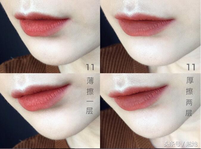 泰国小众三支唇釉,泰国裸色唇釉