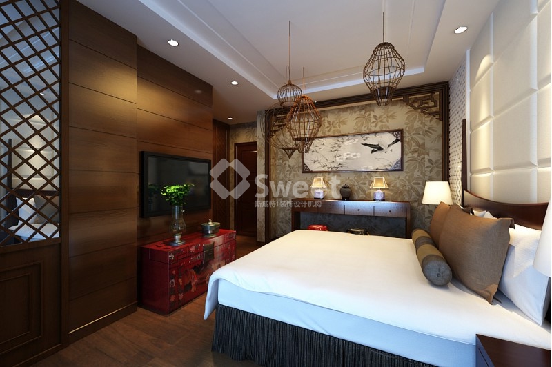 鸿基紫韵双拼别墅,鸿基紫韵230平米装修