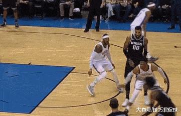 一步过掉皮尔斯隔扣加内特,一步过掉哈登单手上篮
