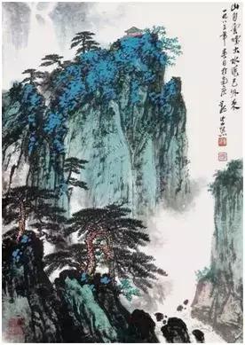 国画人物上色口诀,国画山水鸿运当头上色步骤