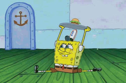 海绵宝宝说以前的你笑得好开心,海绵宝宝说你不开心就到此为止吧