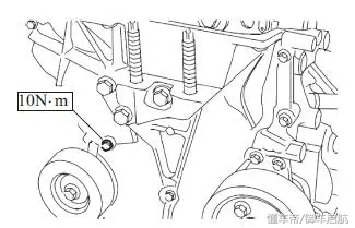 福特福克斯1.5发动机正时工具,1.6自吸福克斯正时校对