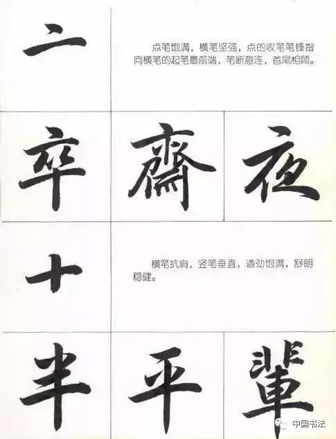 常用行楷部首入门学习,练行楷字的顺序