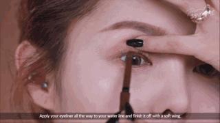 韩国林允妆容教学,裴秀智眼妆画法