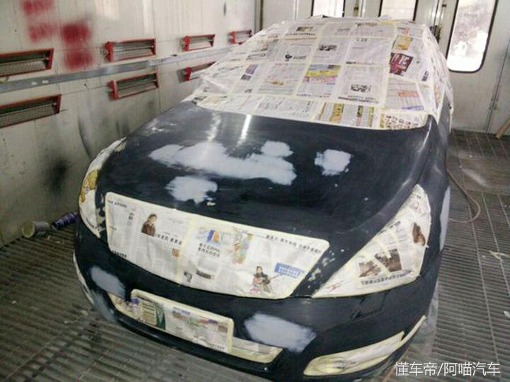 汽车车漆有锈点起皮自己修补,汽车车漆全是划痕怎么翻新