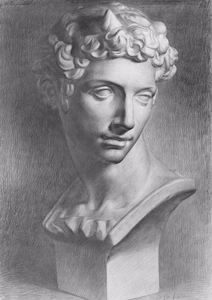 看完这些ps大神的对比图我跪下了,十大神级素描雕塑