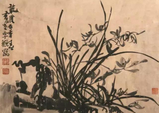 鉴赏历代名家画兰花30幅中国画,历代名家兰花作品