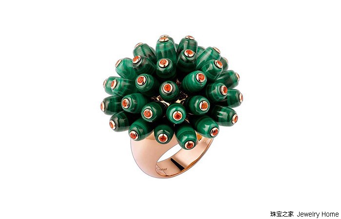 孔雀石大力神杯,大力神杯上的孔雀石