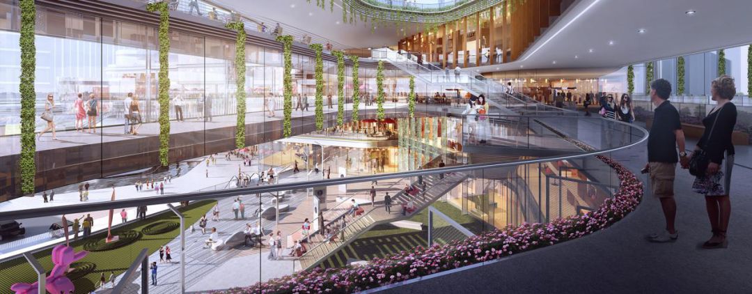 大源核心商务区,大源cbd核心区夜景