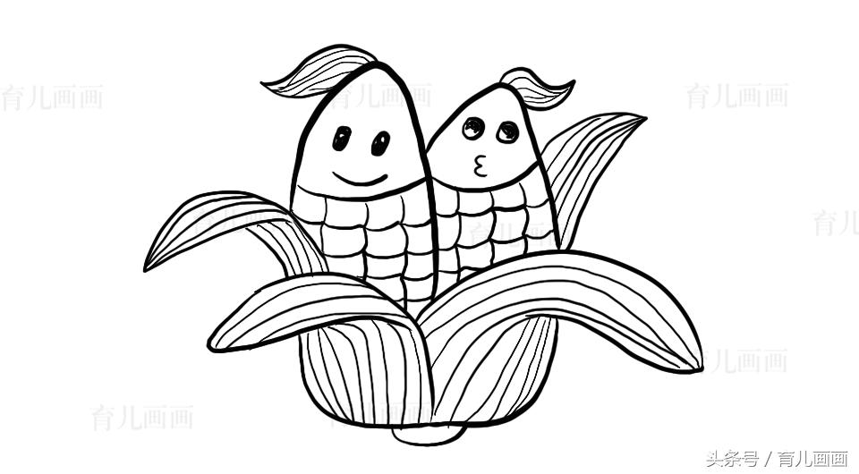 芒果简笔画可爱卡通人物,卡通橘子简笔画