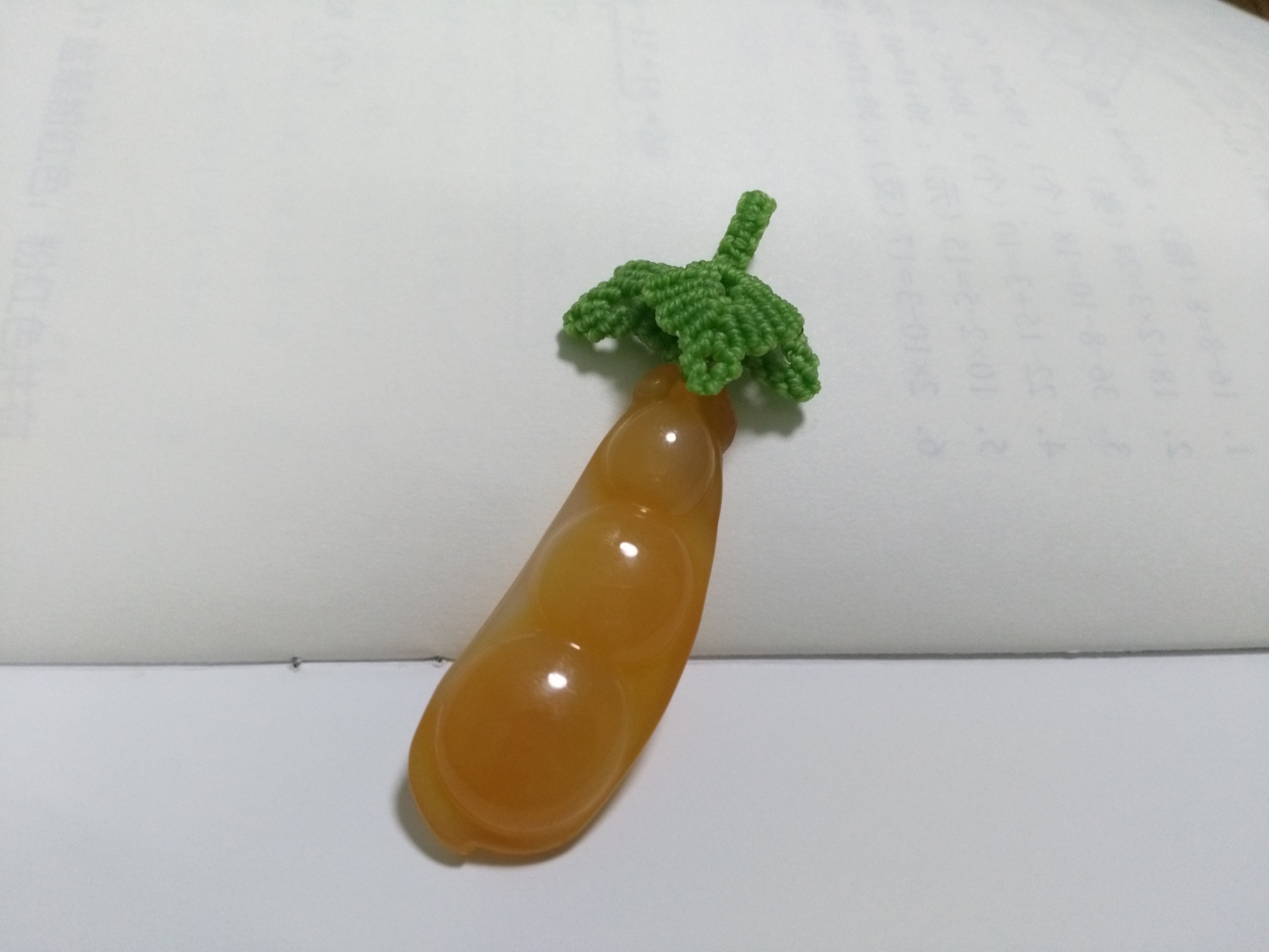 玛瑙豆子编手机吊坠法教程,玉豌豆吊坠怎么编绳