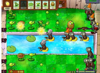 以前游戏机里面的植物大战僵尸,以前玩的植物大战僵尸是哪个版本