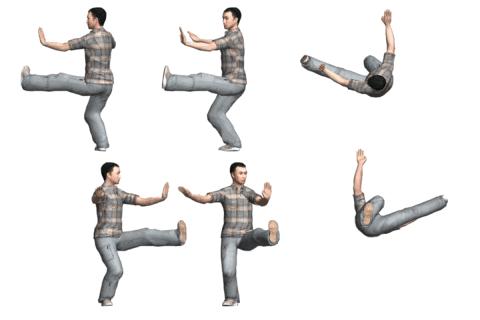 二十四式太极拳分解动作教学1-3式,太极24式3d动漫图解