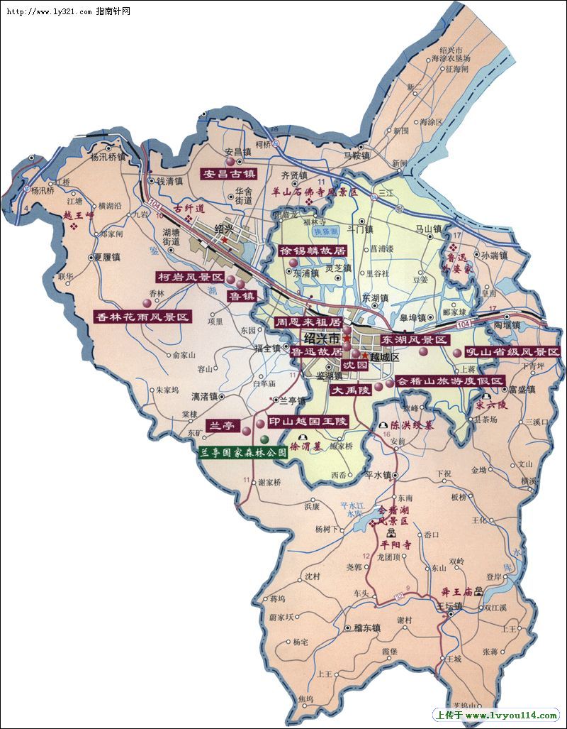 浙江绍兴美丽风光,美丽绍兴