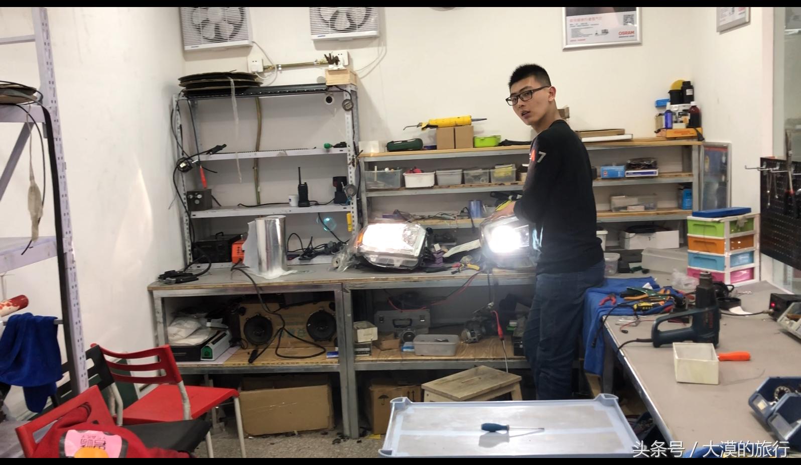 丰田坦途黄光灯,丰田坦途欧司朗激光大灯