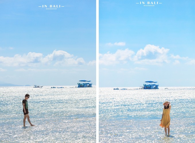 蓝梦岛海上浮台浮潜,蓝梦岛香蕉船滑水道浮潜视频