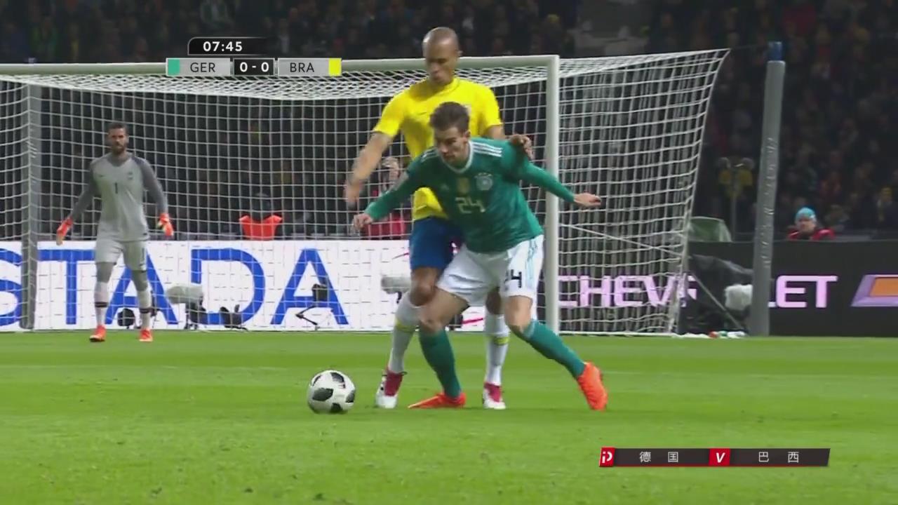 从老大对老二的友谊赛，透出当今世界足球的发展趋势。