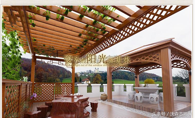 阳台花园花架,阳台花园打造轻奢花架