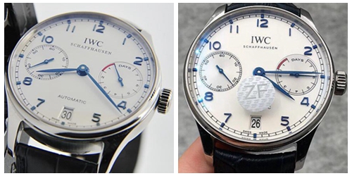 如何区分万国葡7真假,万国手表葡七真假鉴别