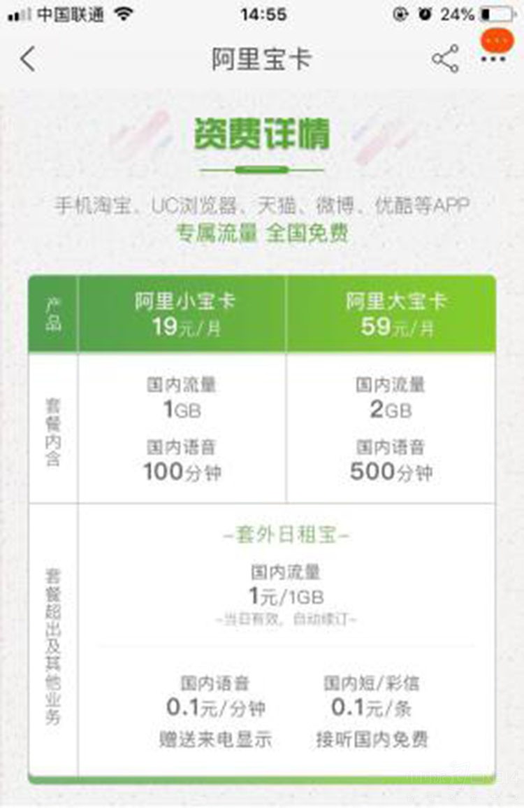 “听看买聊”四大基础场景免流阿里宝卡下了一盘大棋