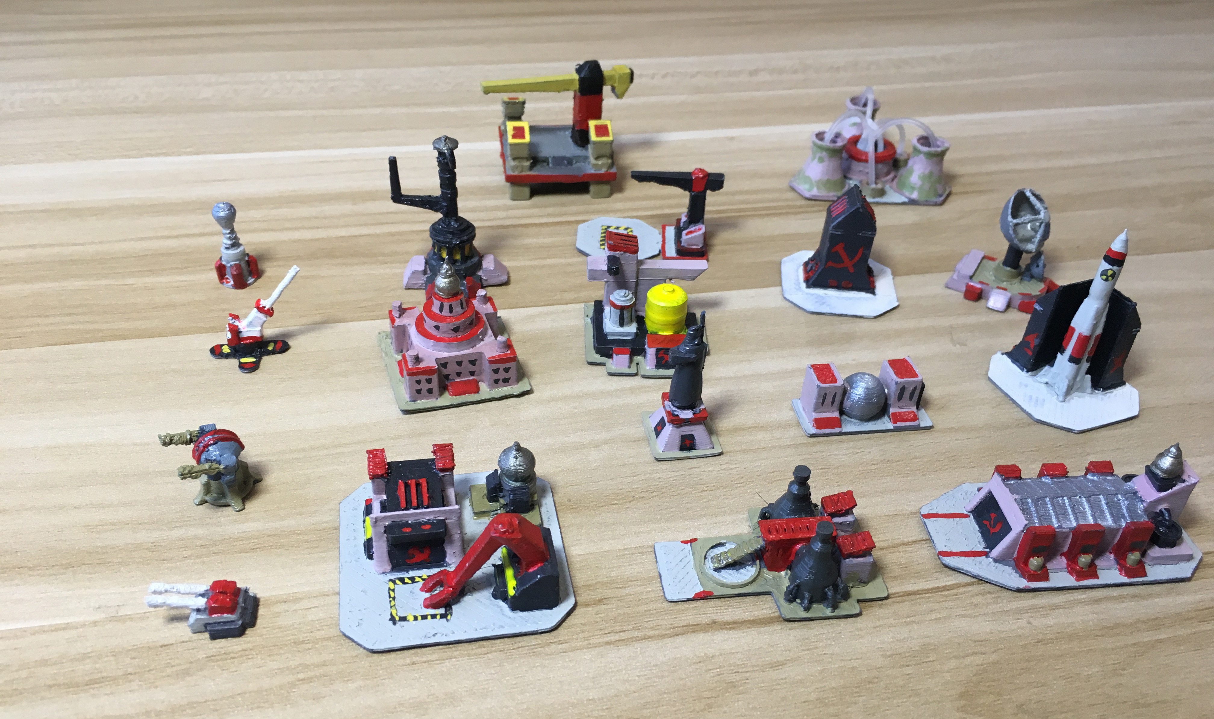 红色警戒各阵营的模型,红色警戒的高清建模