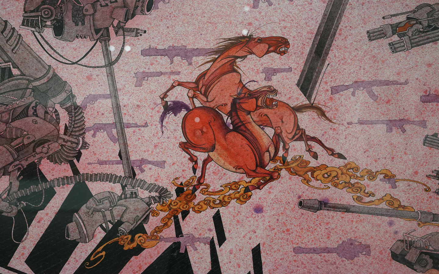 当代蒙古艺术：机械漫画潮流气质，让你意想不到！|张小玉