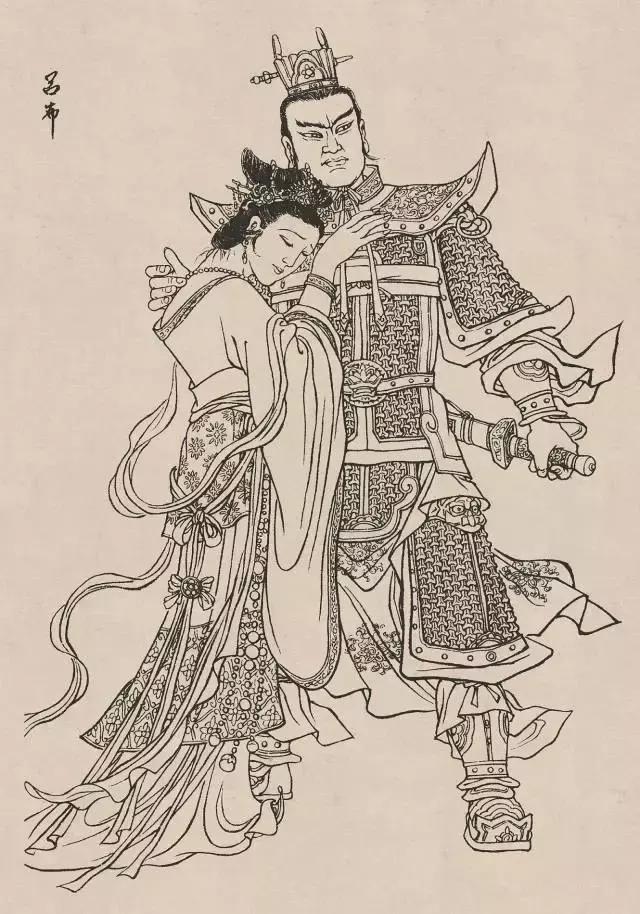 传统人物白描手稿,古代白描人物集锦