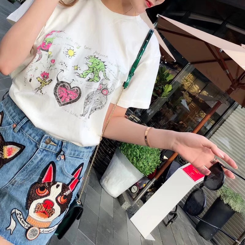 插画物语！描绘那个充满个性的世界！Baby同款女士T恤