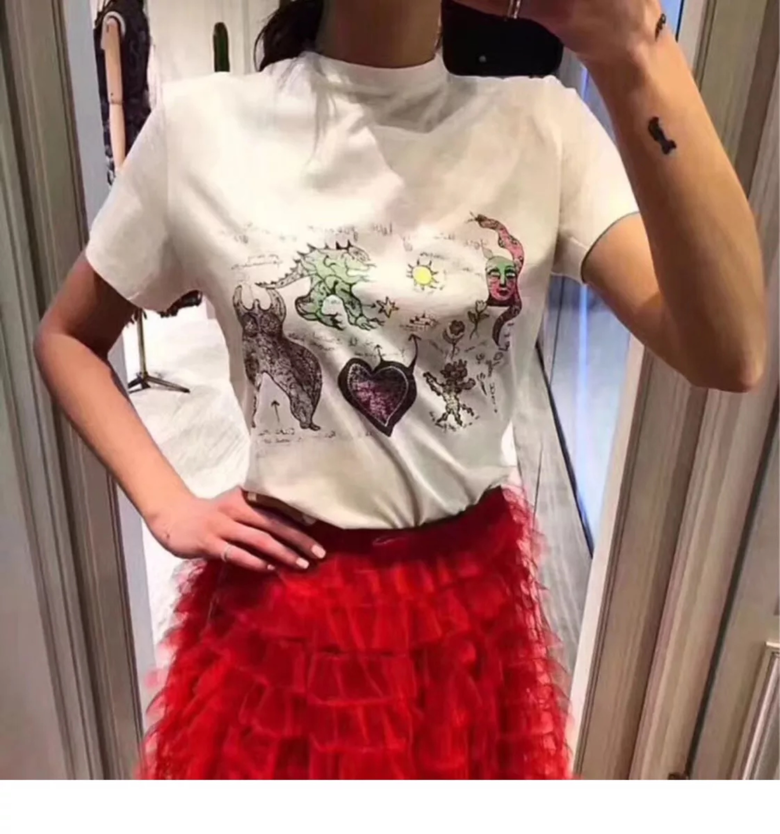 插画物语！描绘那个充满个性的世界！Baby同款女士T恤