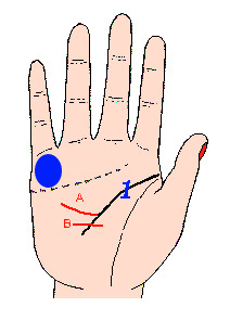 教你如何精准的看自己手相,自己对照图看自己的手相
