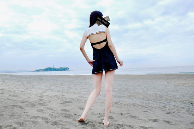 夏日泳装水手服,泳衣日系水手服