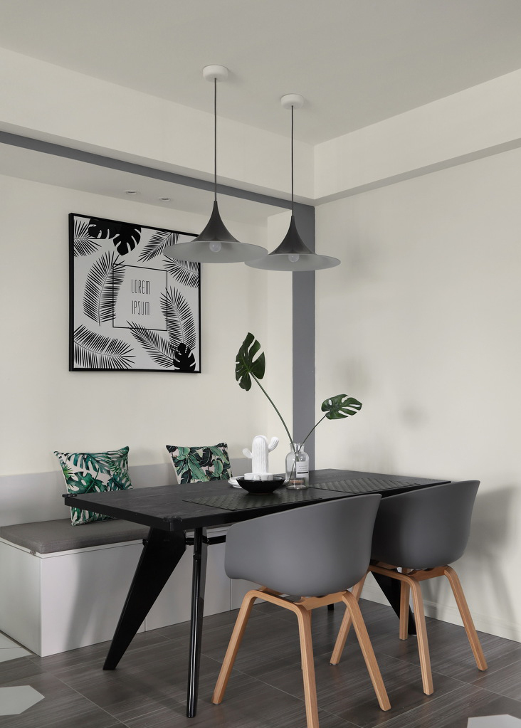 熙龙湾装修效果图实景案例,熙海岸56平装修效果图