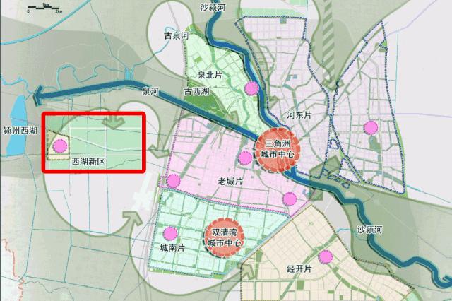 阜阳西湖新区总体规划图布局,阜阳西湖新区公园规划图