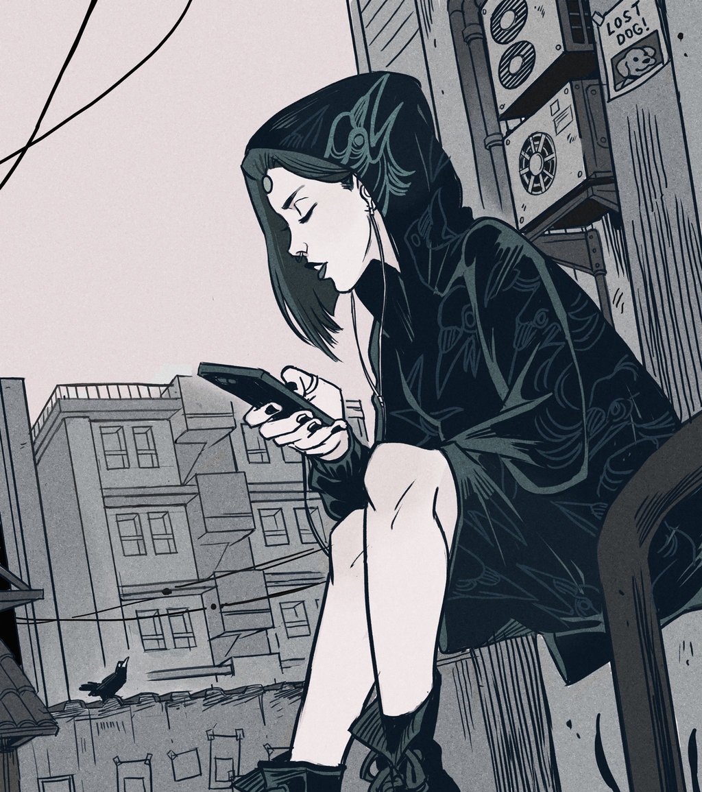 gabriella插画图,插画画师serafleur作品欣赏