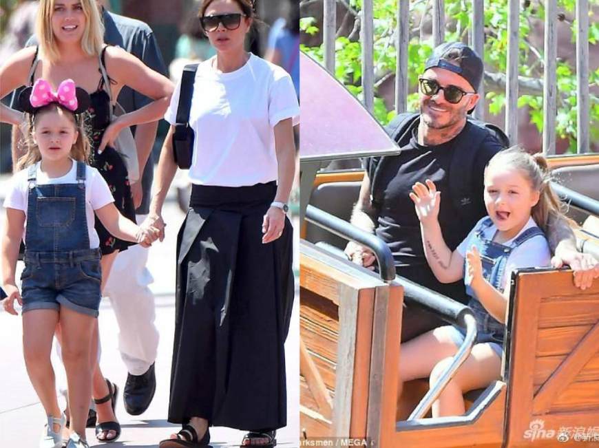 贝克汉姆给小七庆生写字,贝克汉姆和小时候的小七视频