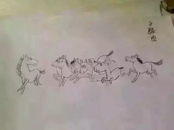 画八骏图的画家叫啥,郎世宁画的乾隆八骏图