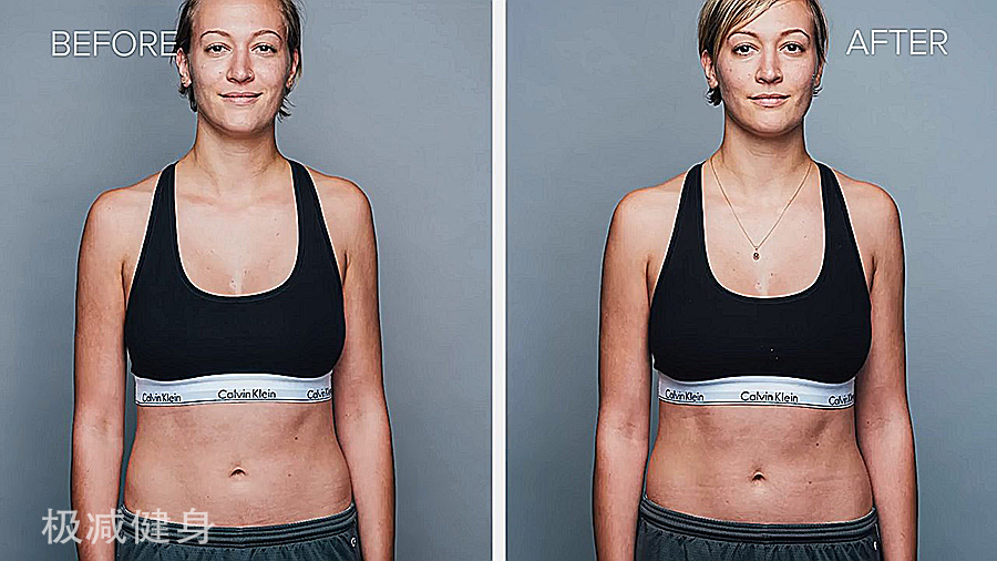 每天做平板支撑1分钟30天变化,每天平板支撑5分钟一个月变化