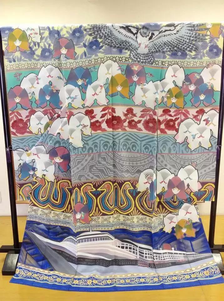 日本奥运会给中国设计的和服,2021年东京奥运会和服设计