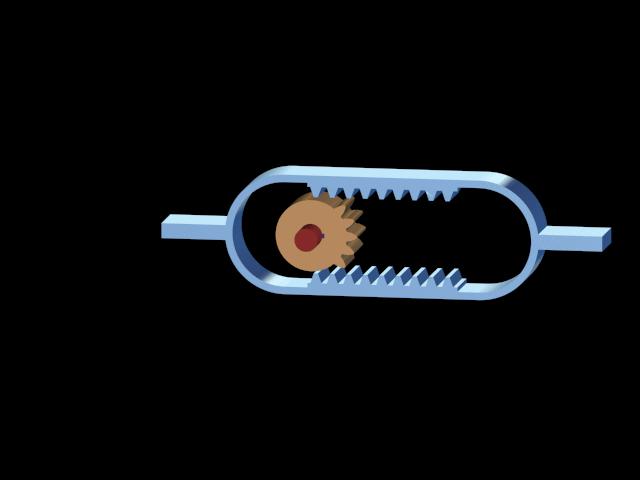 机械动态图，越南的工程师阮德升制作的机械动画，望珍藏