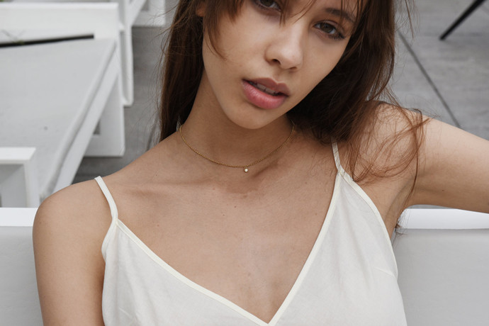 唐嫣同款钻石锁骨项链,唐嫣锁骨链什么牌子