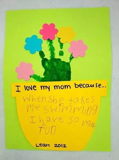 关于母亲节的美术图片,母亲节美术画简单又漂亮