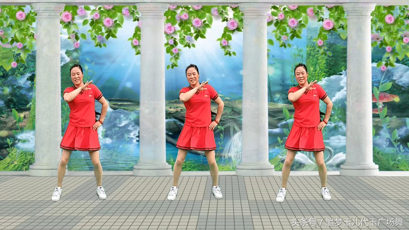 广场舞家乡的姑娘真漂亮简单版,代玉广场舞女儿情